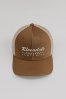 Brown and Khaki Flexfit Hat