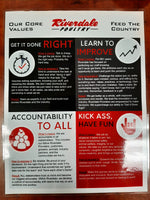 Core Values Sign